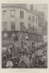 De troonsbestijging van koning Edward VII